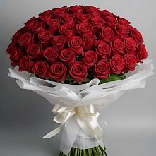 Букет 101 Красная роза Блэк Мэджик в Нижнем Карачане