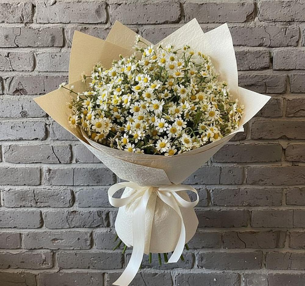 Букет цветов из: Ромашки в Нижнем Карачане