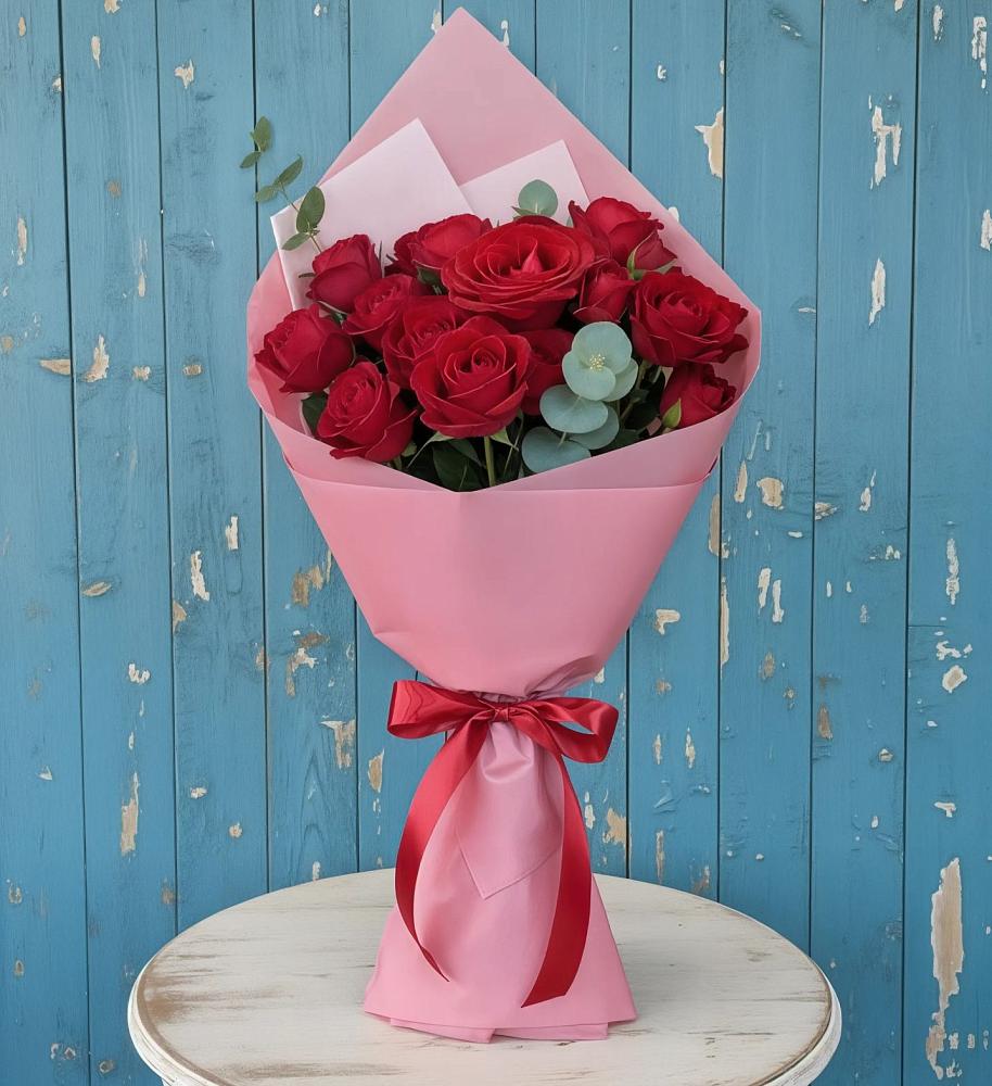 Букет цветов из: Розы в Нижнем Карачане