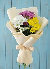 Букет цветов из:  Хризантемы #REPLACE_PRED# Нижнем Карачане
