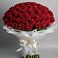 Букет 101 Красная роза Блэк Мэджик в Нижнем Карачане