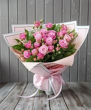 Букет Розовый кустик в Нижнем Карачане