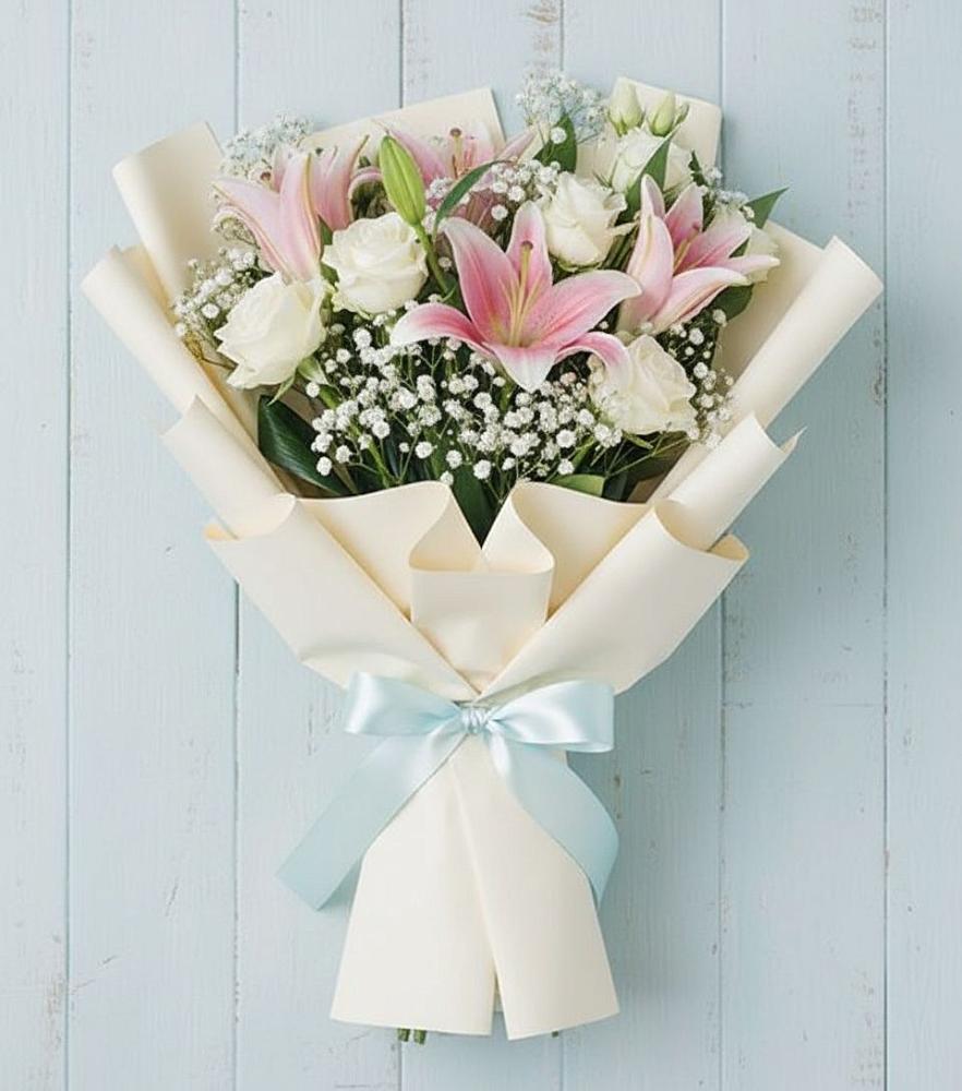 Букет цветов из: Лилии в Нижнем Карачане