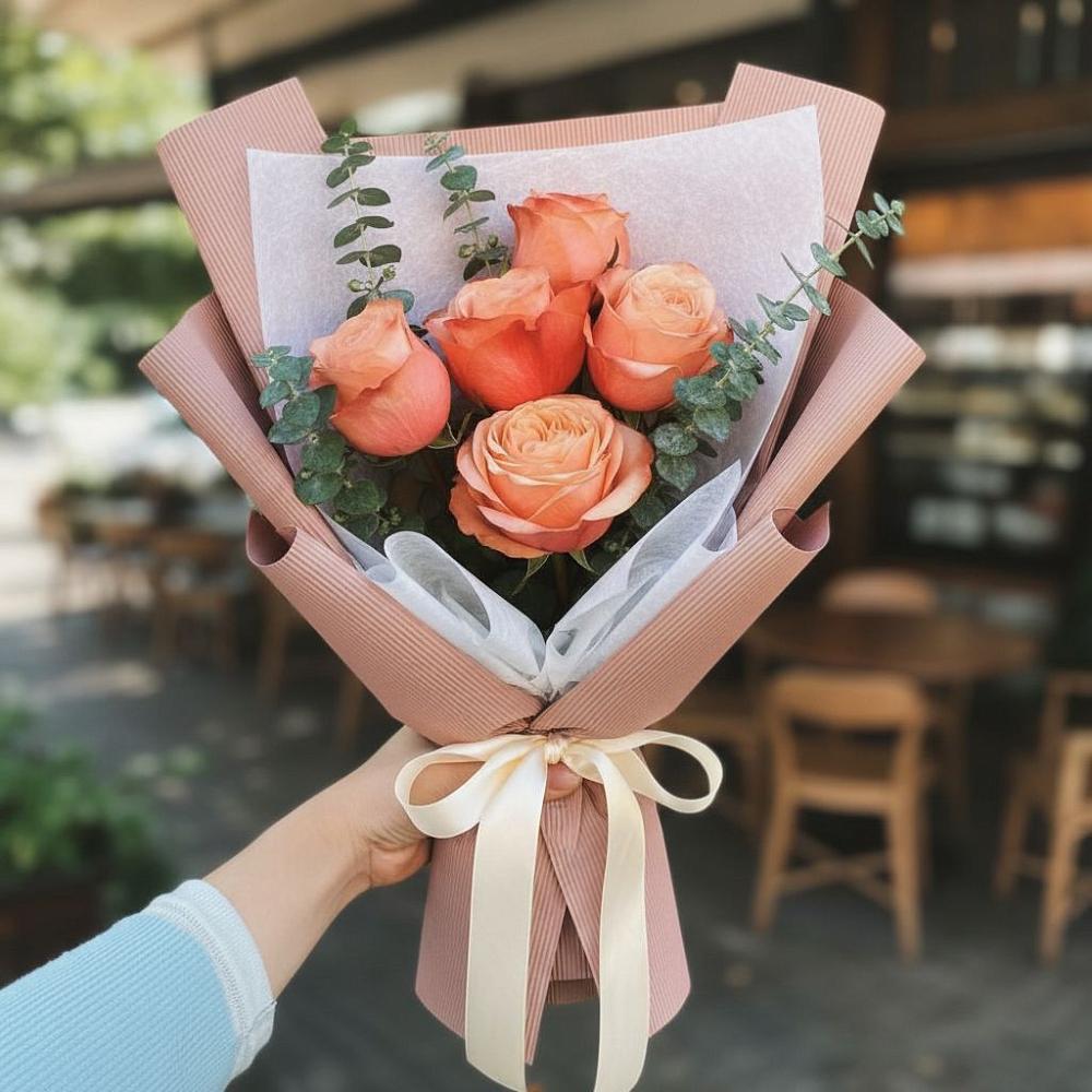 Букет цветов из: Розы в Нижнем Карачане