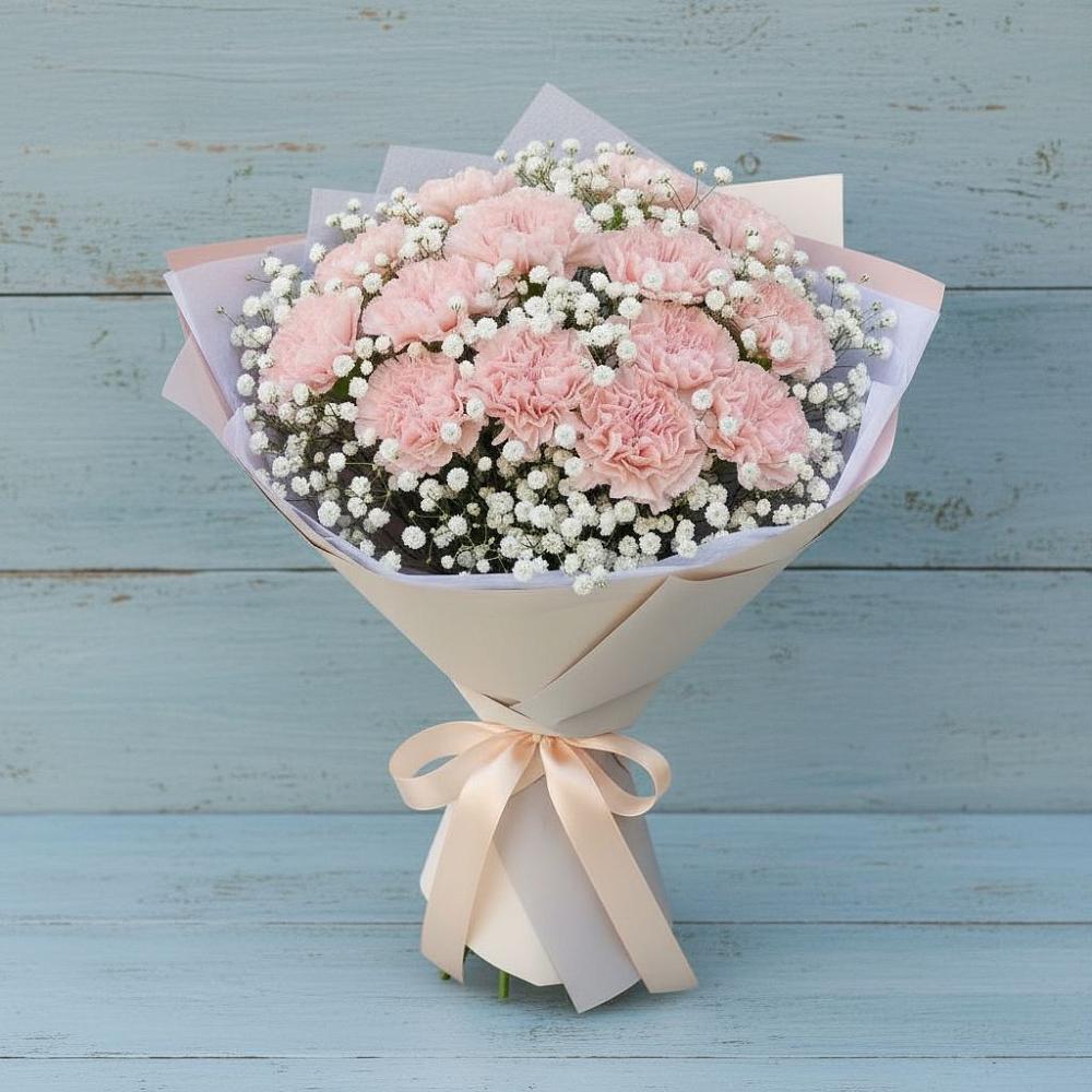 Букет цветов из: Гвоздики в Нижнем Карачане