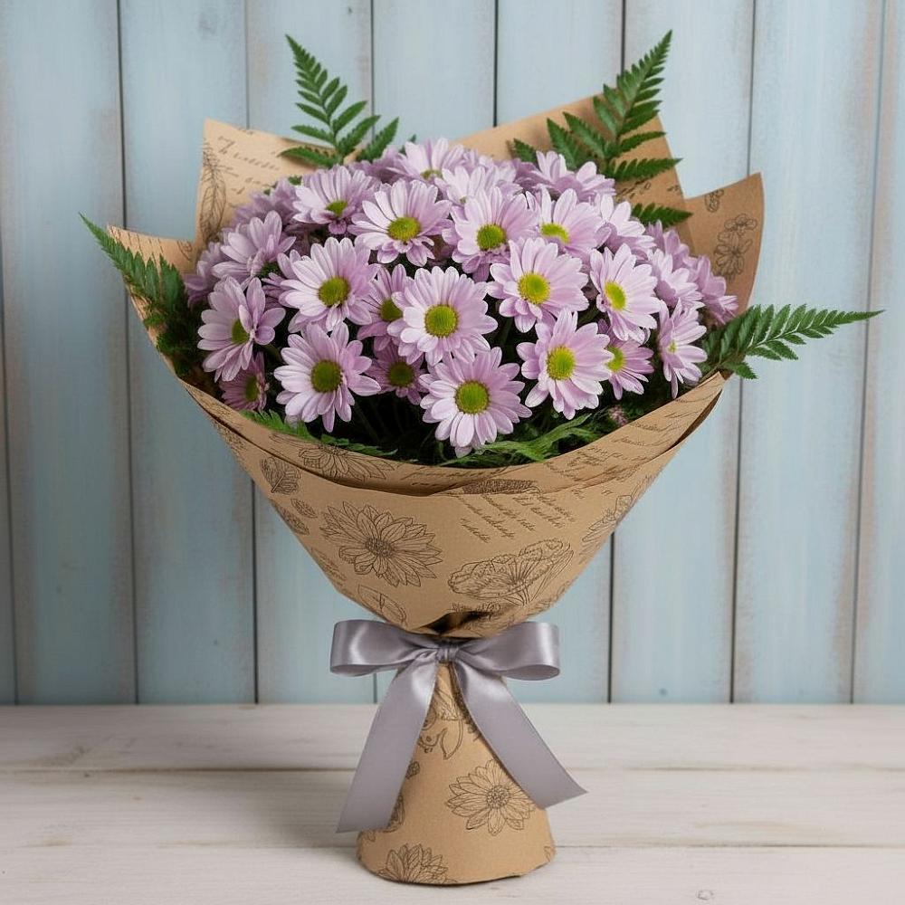 Букет цветов из: Хризантемы в Нижнем Карачане
