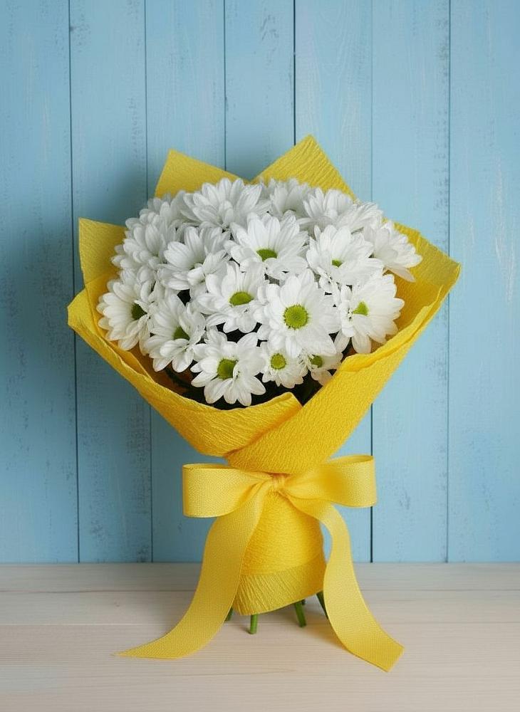 Букет цветов из: Хризантемы в Нижнем Карачане