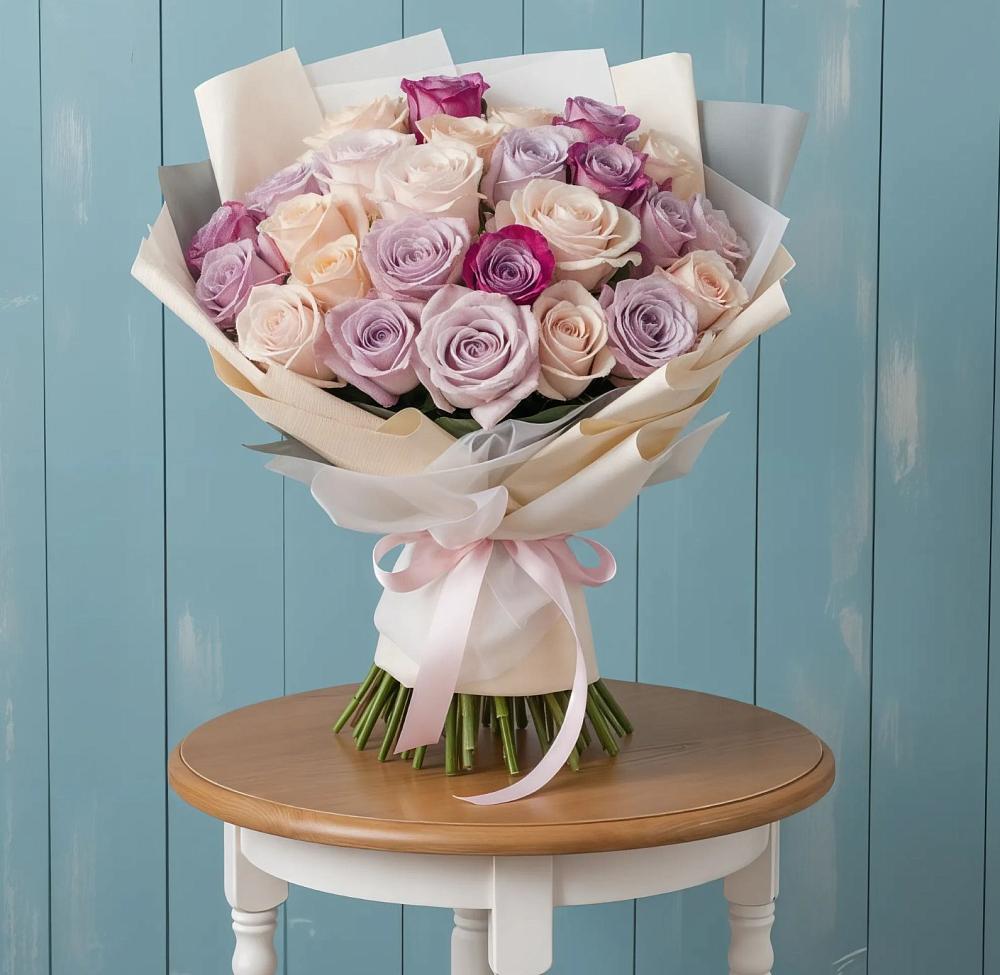 Букет цветов из: Розы в Нижнем Карачане