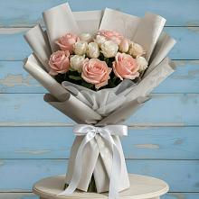 Букет цветов из:  Розы в Нижнем Карачане