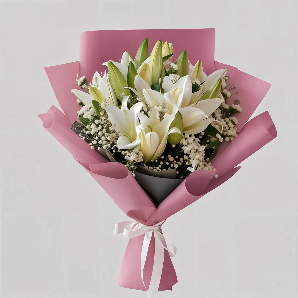 Букет цветов из: Лилии в Нижнем Карачане