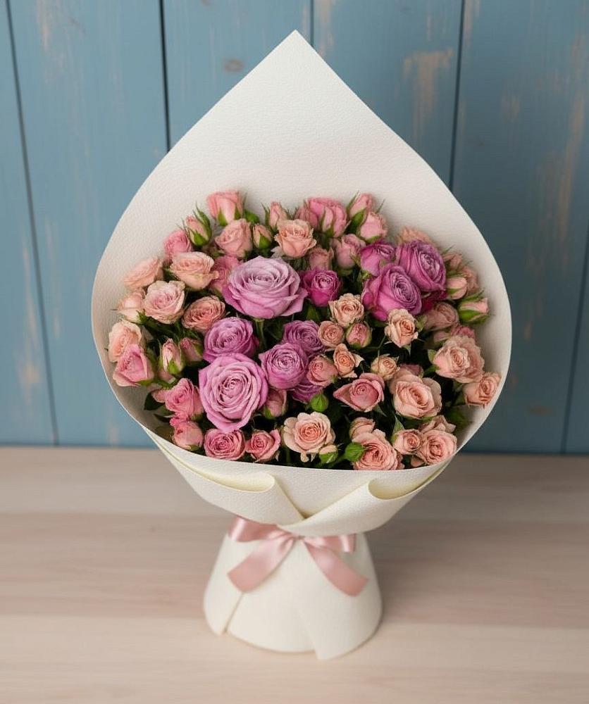 Букет цветов из: Розы в Нижнем Карачане