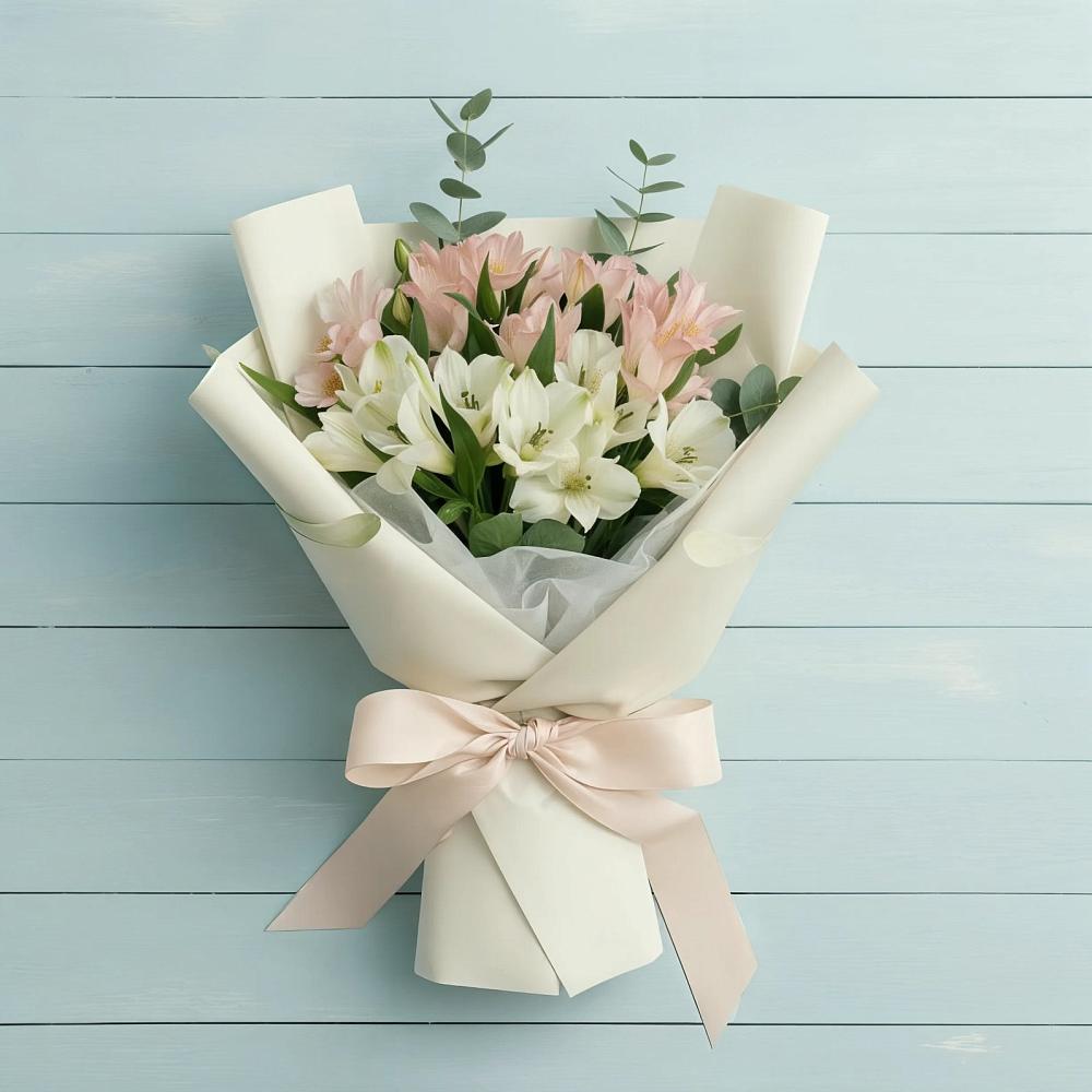 Букет цветов из: Альстромерии в Нижнем Карачане