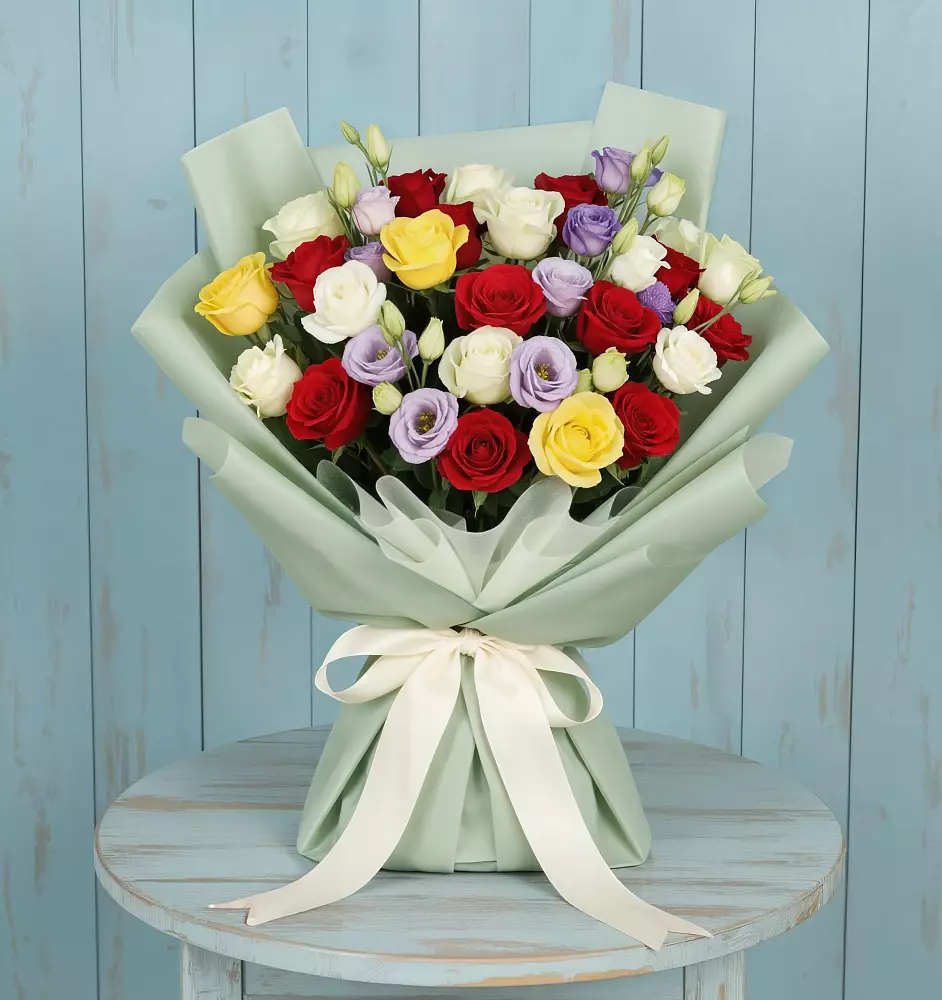 Букет цветов из: Розы в Нижнем Карачане