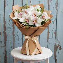 Букет цветов из:  Орхидеи и Розы в Нижнем Карачане